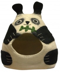 adorable-panda-shaped-felt-cat-house-cozy-and-eco-friendly-pet-hideaway